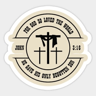 JOHN 3:16 Sticker